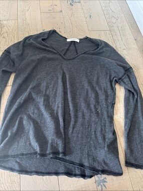 Project social t V-Neck Lightweight Long Sleeve Top
